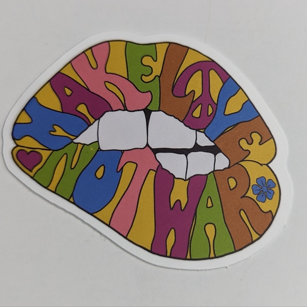 Make Love not War Sticker